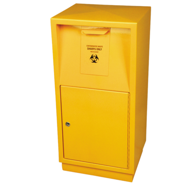 AEROHAZARD Steel Sharps Disposal Safe 23L (includes 2 x SD23000)