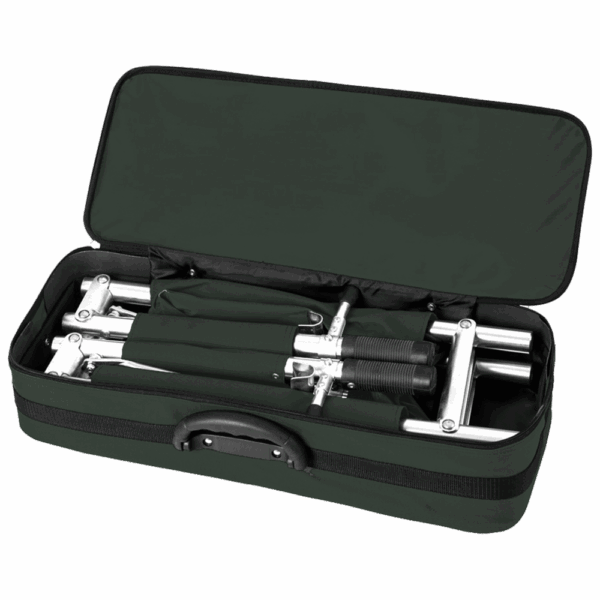 AERORESCUE Alloy Quad-Fold Emergency Pole Stretcher with Carry Case