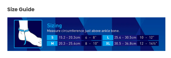 Ankle support – Extreme compression for weak or unstable ankles