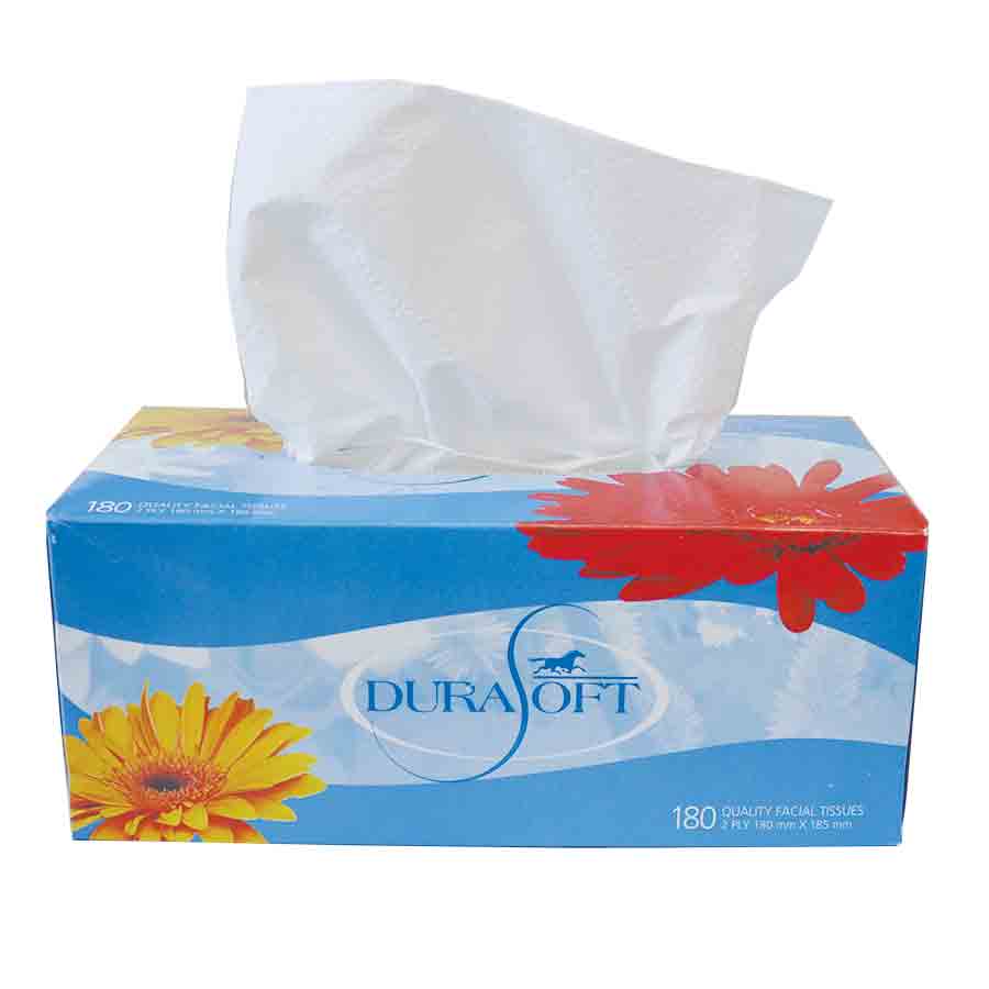 Bulk Durasoft 2-Ply Facial Tissues (Carton of 36 boxes of tissues), Soft & Gentle, FSC Certified, Ideal for Offices & Clinics