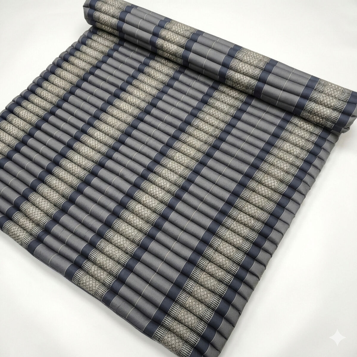 Queen Size Thai Kapok Roll Up Mattress – 200x152cm | Handmade Foldable Daybed Mat