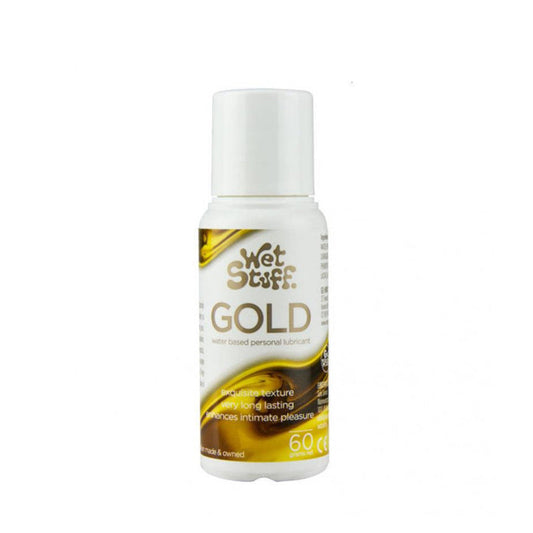 Wet Stuff Gold Water Based Lubricant Sex Toy Safe 60G