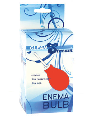Cleanstream Anal Enema Bulb Red