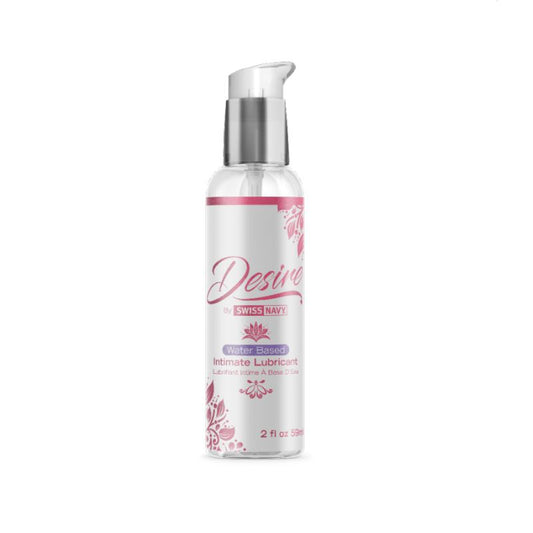 Swiss Navy Desire Water Based Intimate Lubricant Sex Toy Safe 59ML