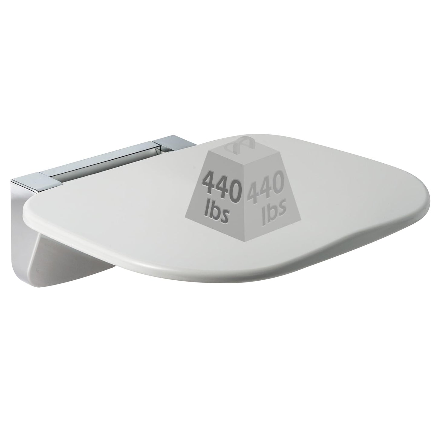 Wall Mounted Folding Shower Seat 200 kg Load-Bearing