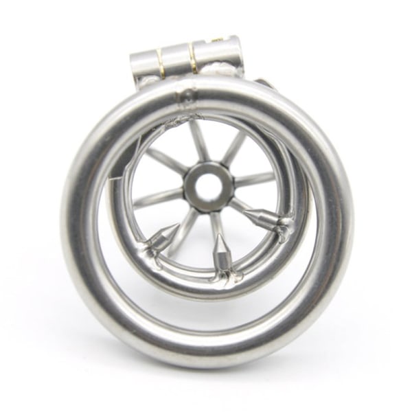 Stainless Steel Male Chastity Cage with 50mm Ring