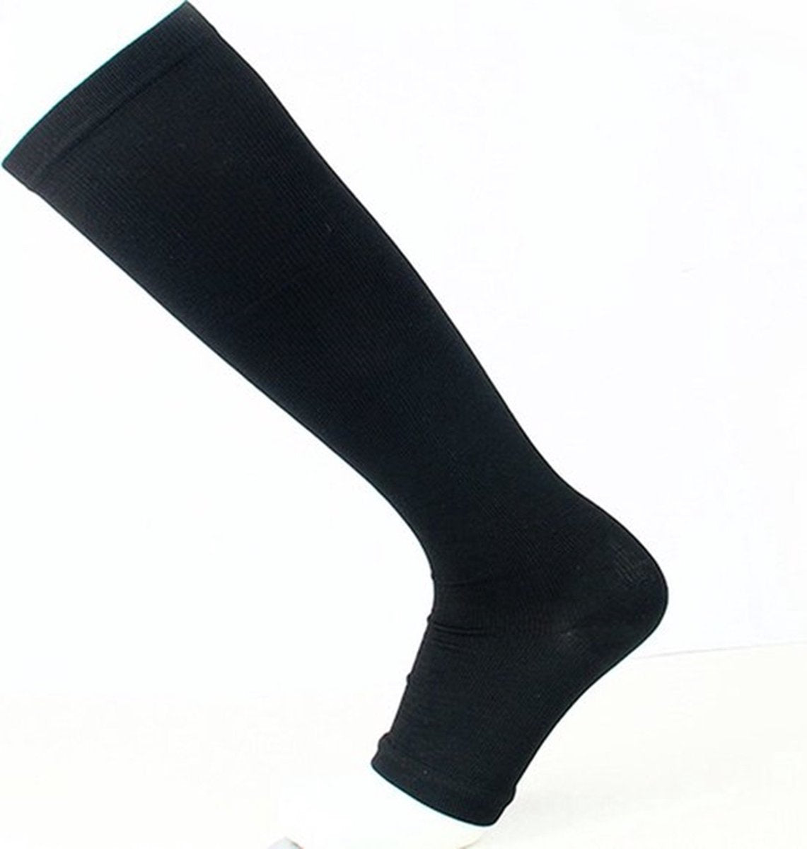 Compression Socks with Zipper Duo Pack - Anti-Fatigue Black S/M (35-39)