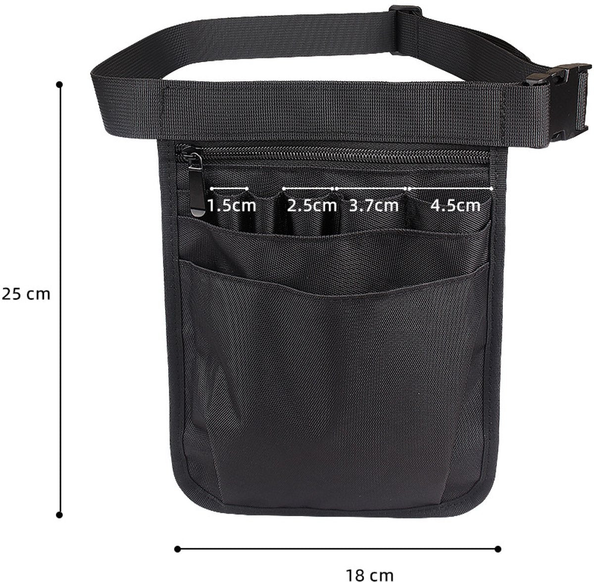Nurse waist bag for women - Practical Waist Bags - small waist bag ladies - fanny pack ladies - multi-compartment bag - adjustable - Suitable For Nurses/Healthcare Professionals/Medical Volunteers