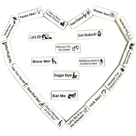 Erotic Jenga Tower Game for Couples - Adult Valentine's Day Gift