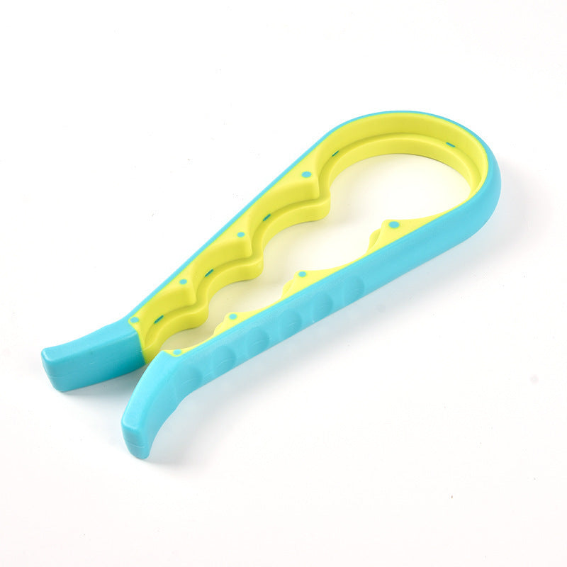 Multifunctional Jar & Bottle Opener - Non-Slip Kitchen Aid for Elderly (Blue)