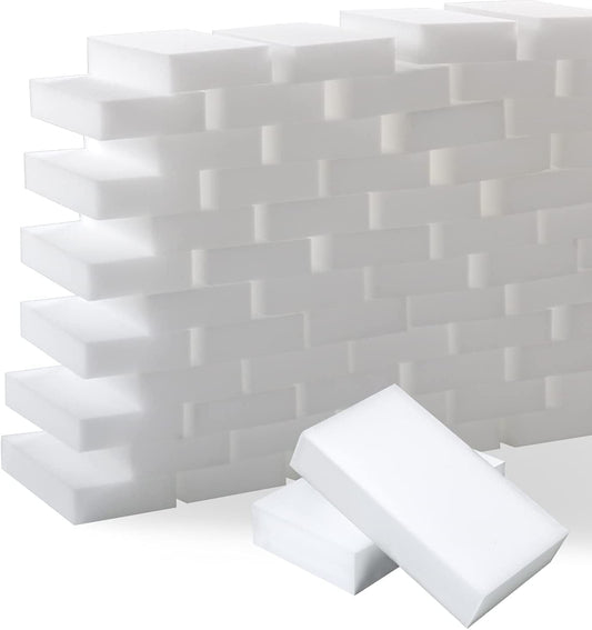 100 Pack Melamine Sponges Magic Cleaning Sponges in Bulk Melamine Foam for Dishes Eraser Sponges for Cleaning Other
