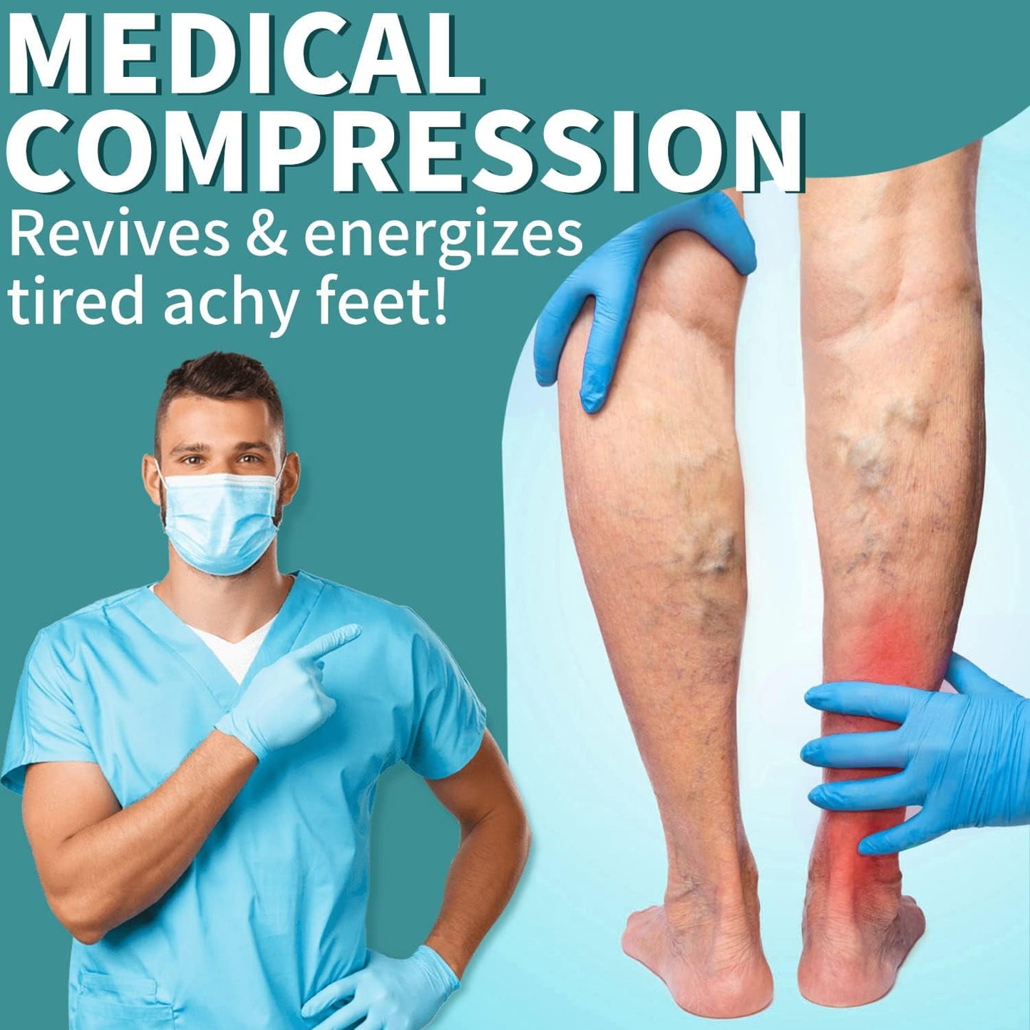 6Pairs Compression Socks for Women and Men - Best for Circulation, Running, Athletic, Recover, Nurse, Travel S/M 14 Black