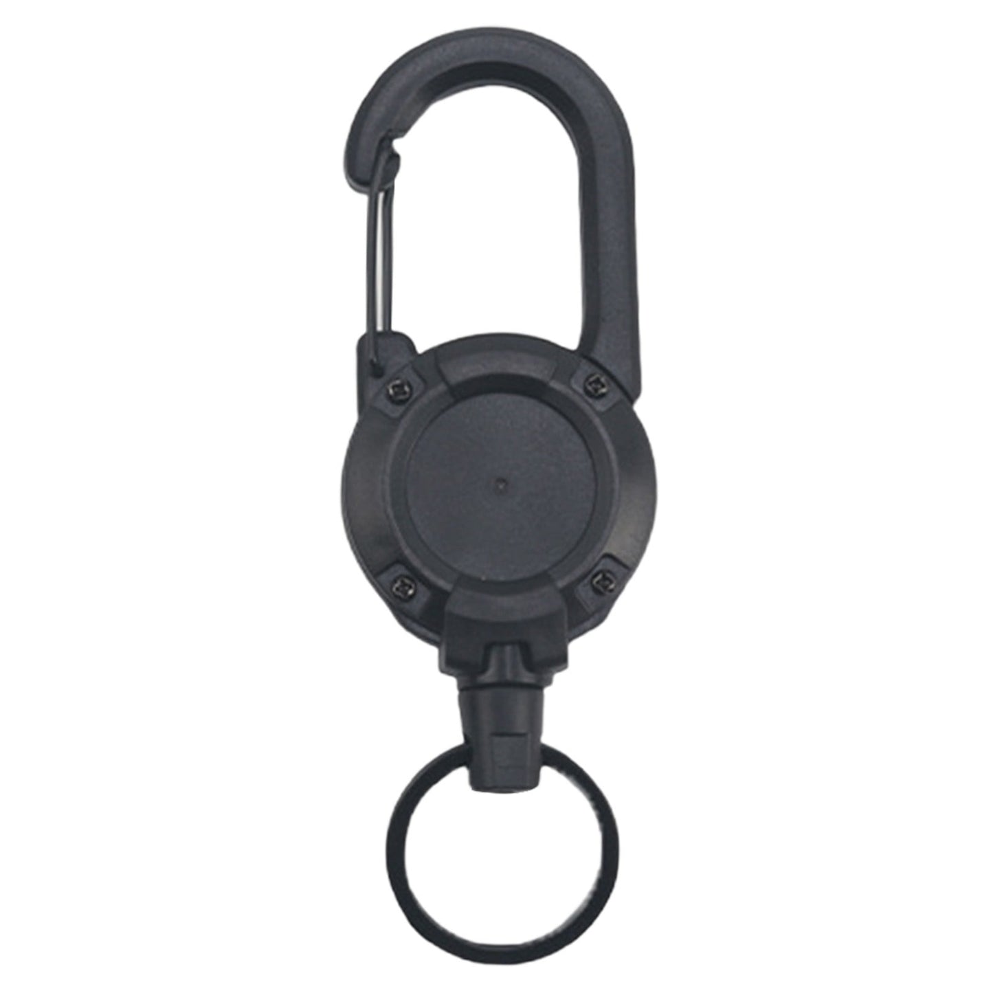 1 Pcs Retractable Keychain,Heavy-Duty Carabiner Badge Holder,Multitool Carabiner Badge Holder,Retractable Keychain Clip Id Holder,Stainless Cord And Extendable Key Ring,Badges & Outdoor Work Purple