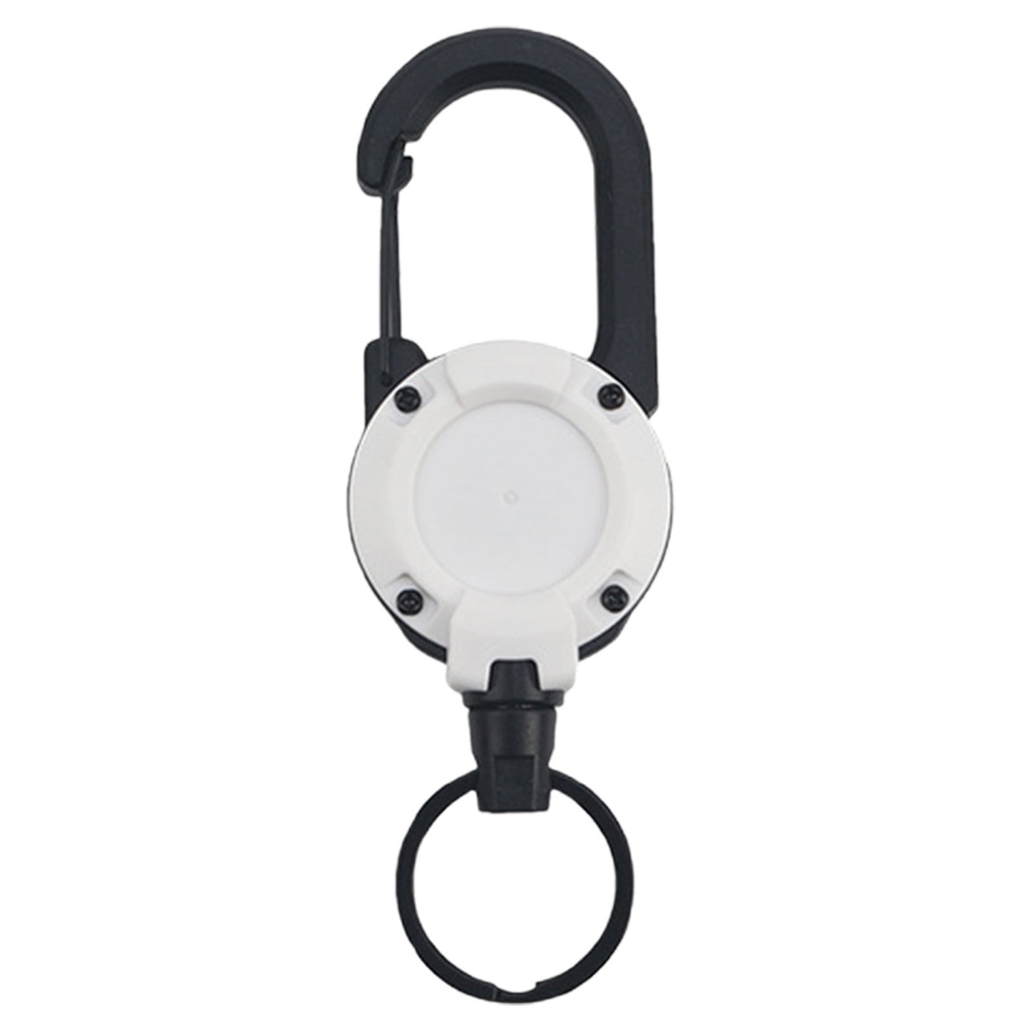 1 Pcs Retractable Keychain,Heavy-Duty Carabiner Badge Holder,Multitool Carabiner Badge Holder,Retractable Keychain Clip Id Holder,Stainless Cord And Extendable Key Ring,Badges & Outdoor Work Purple