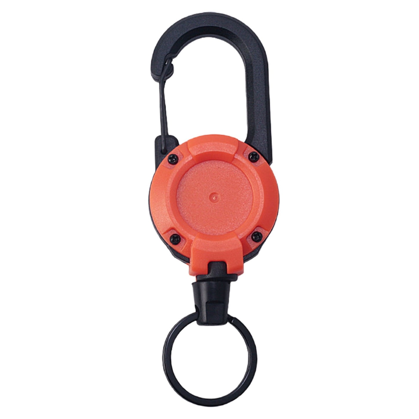 1 Pcs Retractable Keychain,Heavy-Duty Carabiner Badge Holder,Multitool Carabiner Badge Holder,Retractable Keychain Clip Id Holder,Stainless Cord And Extendable Key Ring,Badges & Outdoor Work Purple
