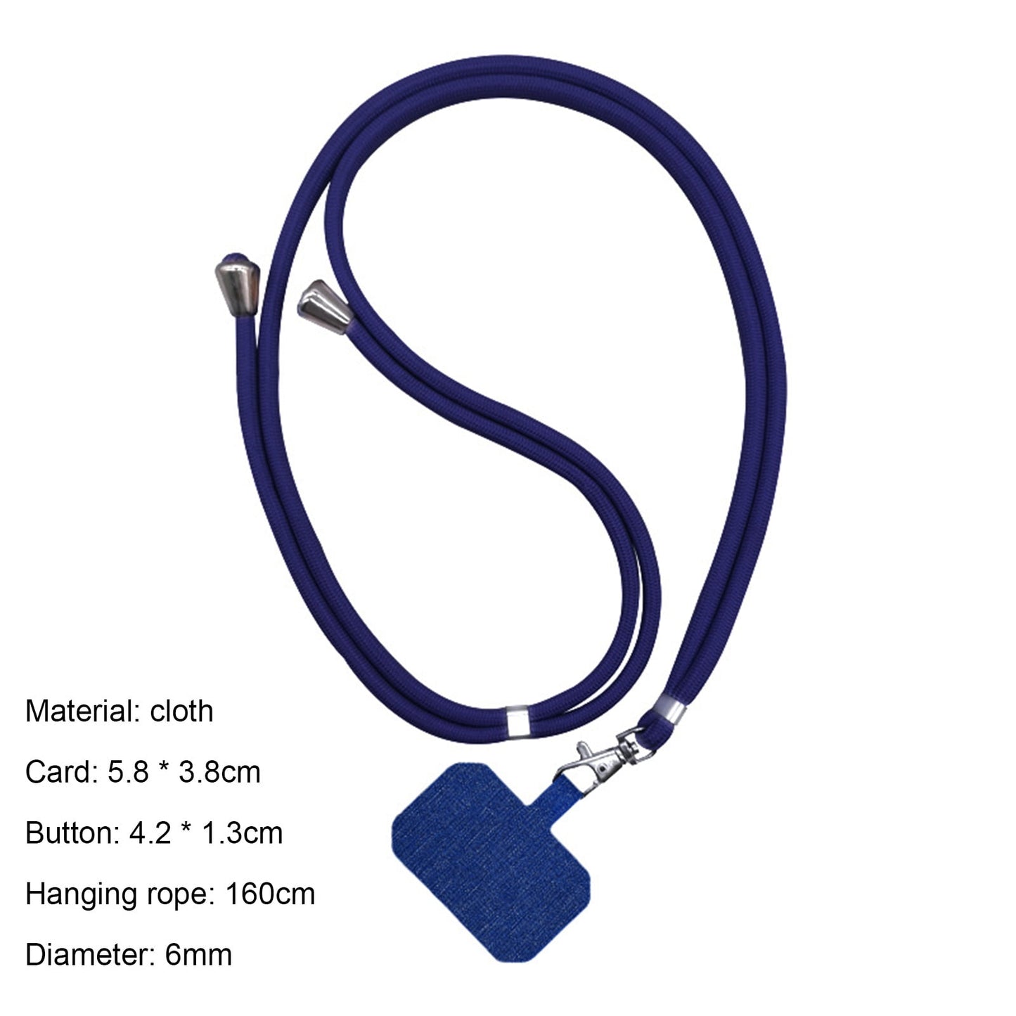 Mightlink Phone Lanyard,Universal Crossbody Cell Phone Lanyards Adjustable Shoulder Neck Straps,Cell Phone Lanyard Compatible for All Smartphones Sky Blue