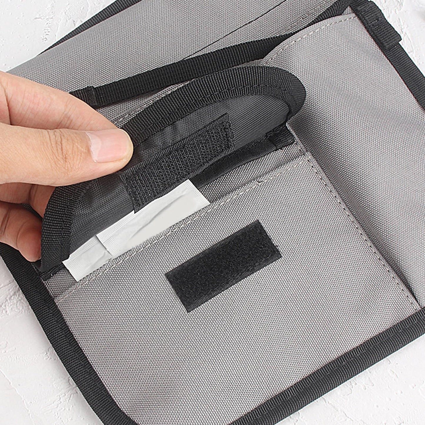 Nurse Waist Pouch with Tape Holder and Adjustable Waist Belt, Nursing Organizer Belt for Nursing Supplies, Gray, Bag ONLY