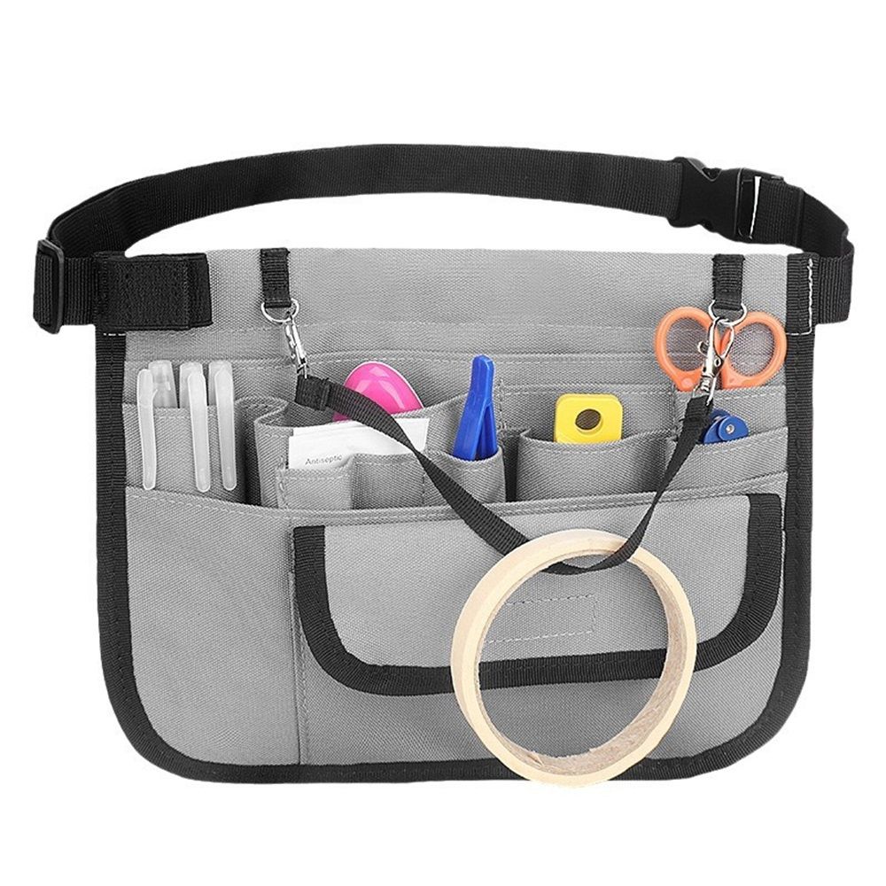Nurse Organizer Belt Pocket Waist Bag Pouch Case for Medical Scissors Care Kit Tool,for Nurses, Utility Pack for Work, Teacher Tool Belt（Only storage bag）