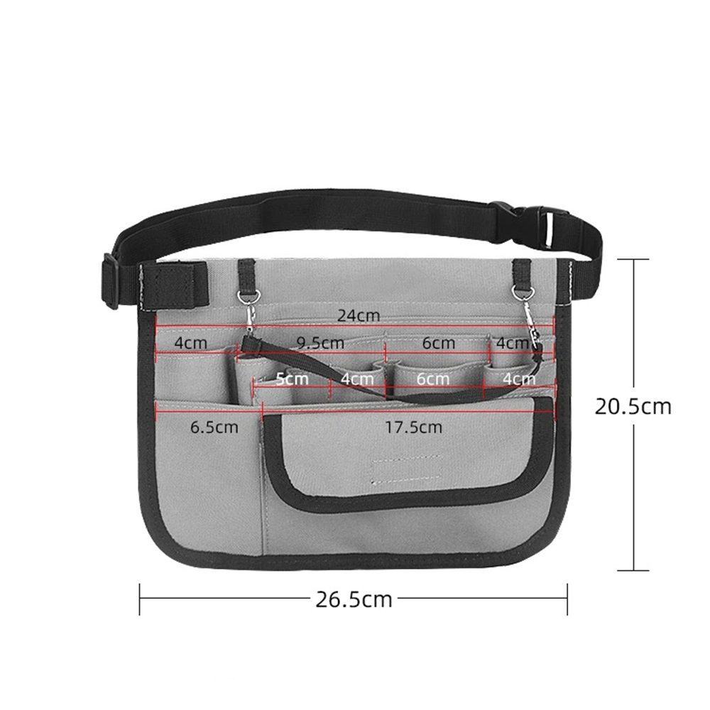 Nurse Organizer Belt Pocket Waist Bag Pouch Case for Medical Scissors Care Kit Tool,for Nurses, Utility Pack for Work, Teacher Tool Belt（Only storage bag）
