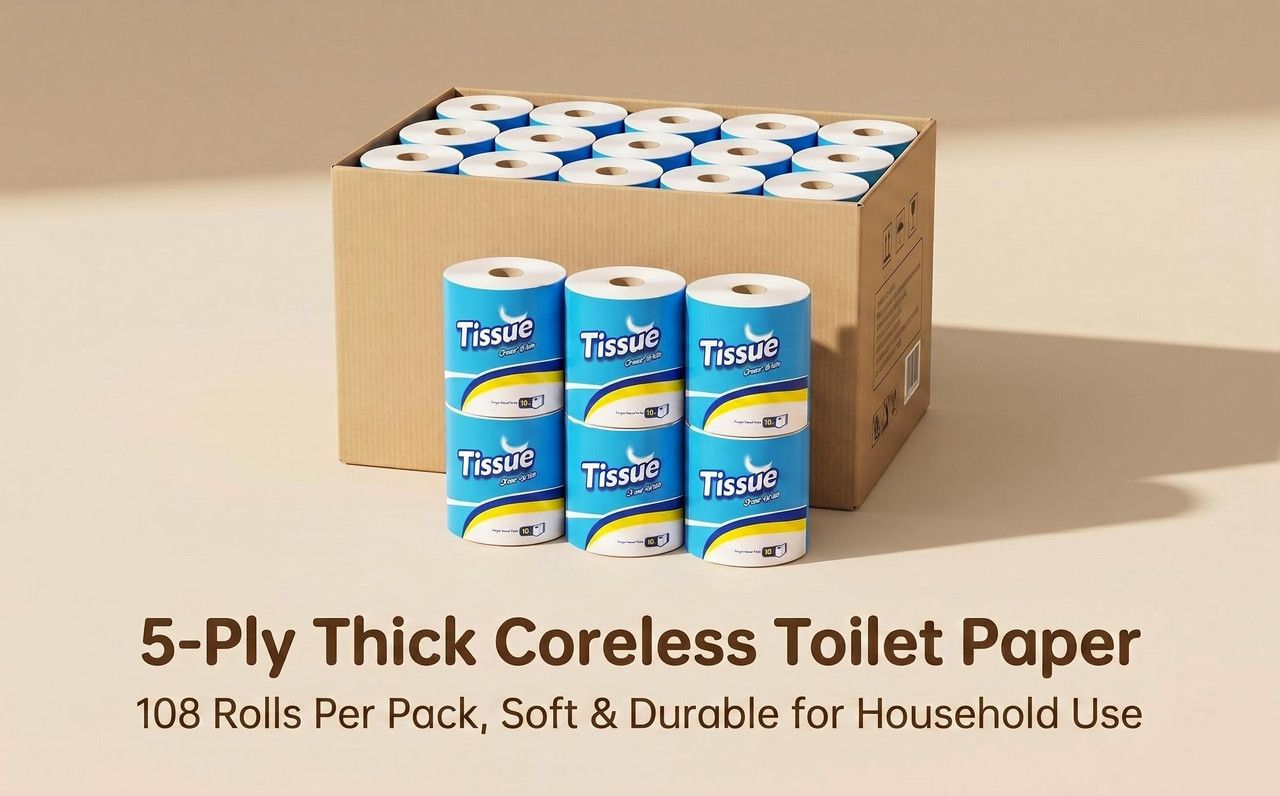 One-year Supply Large Carton Household Virgin Wood Pulp Toilet Paper