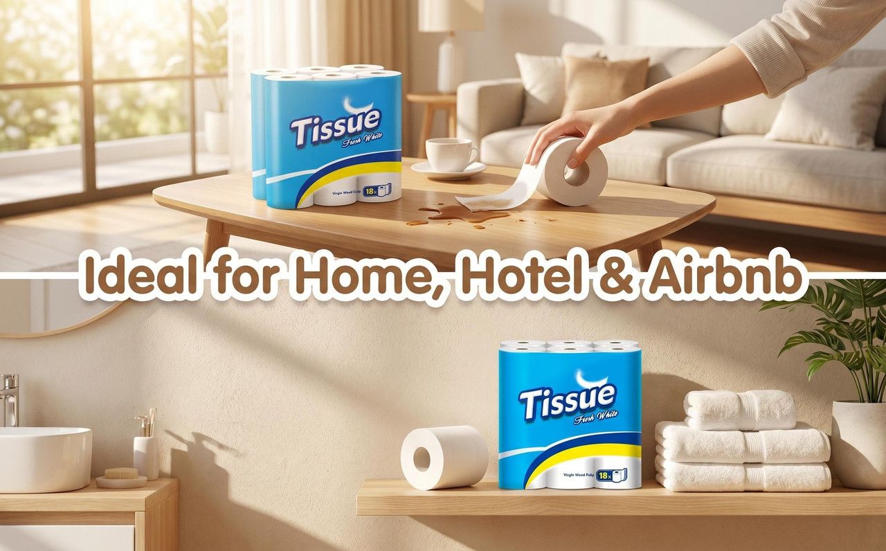 One-year Supply Large Carton Household Virgin Wood Pulp Toilet Paper