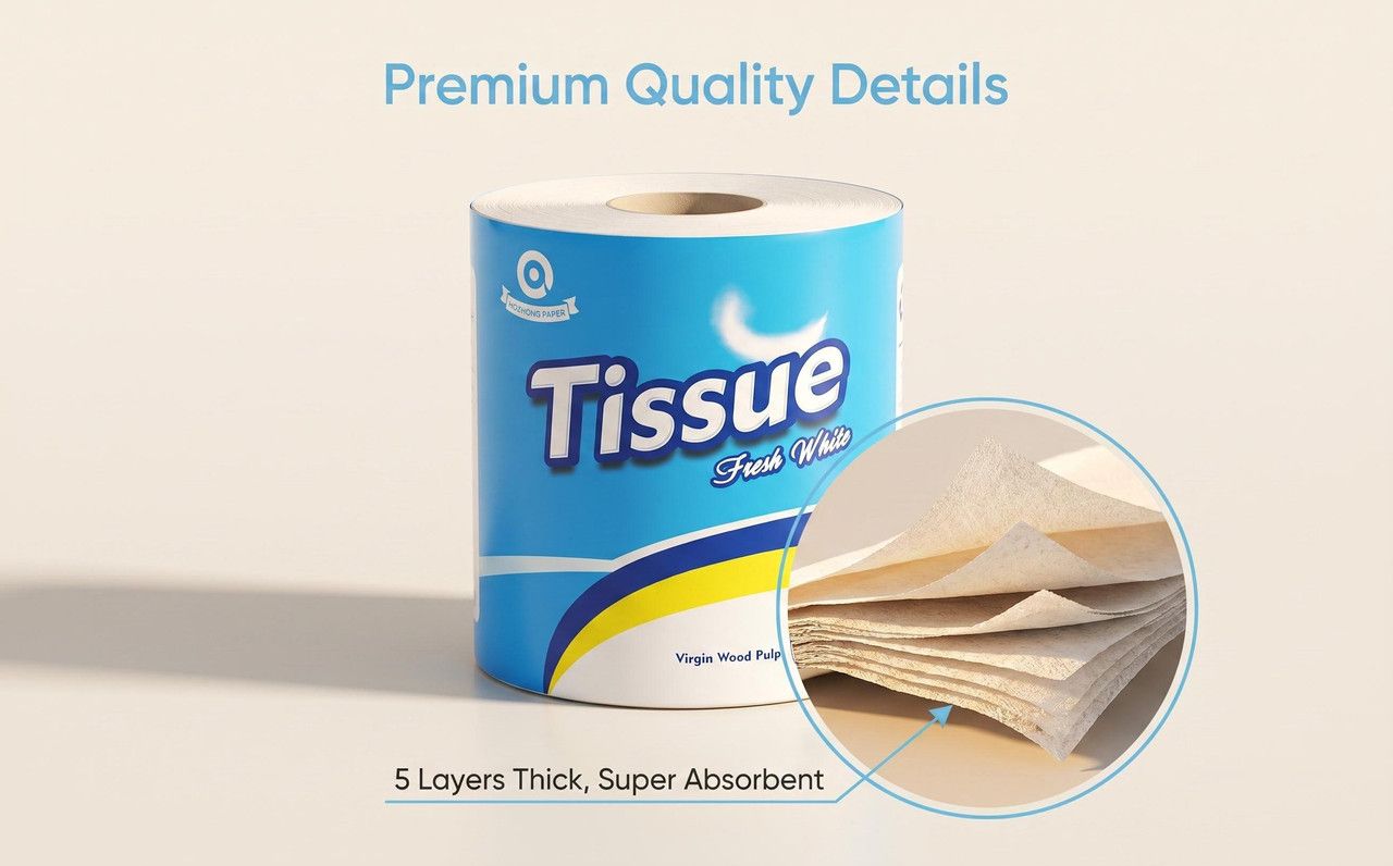 One-year Supply Large Carton Household Virgin Wood Pulp Toilet Paper