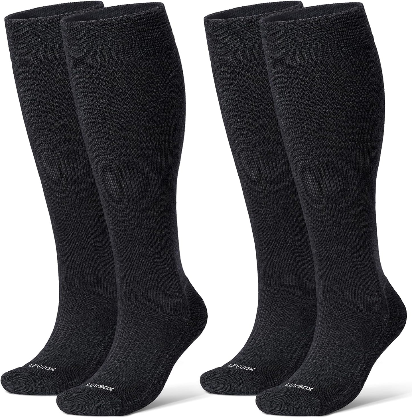 Bamboo Viscose Compression Socks 20-30mmHg - Knee High Support for Men & Women