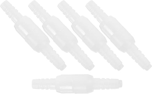 5Pcs White Oxygen Tubing Swivel Connector Supply for Home Oxygen,360 Degree Swivel,Avoid Tube Tangles,Oxygen Concentrator Accessories,Oxygen Therapy Products,Alternative Medicine