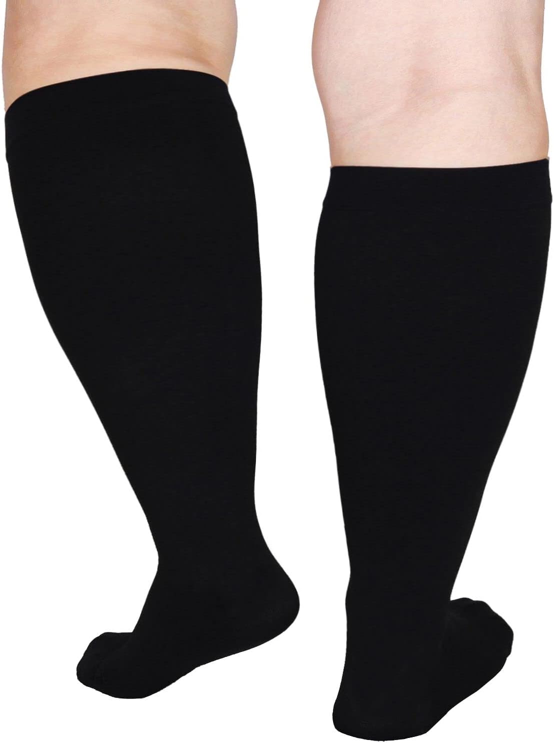 Plus Size Wide Calf Compression Socks - Extra Large Compression Stockings