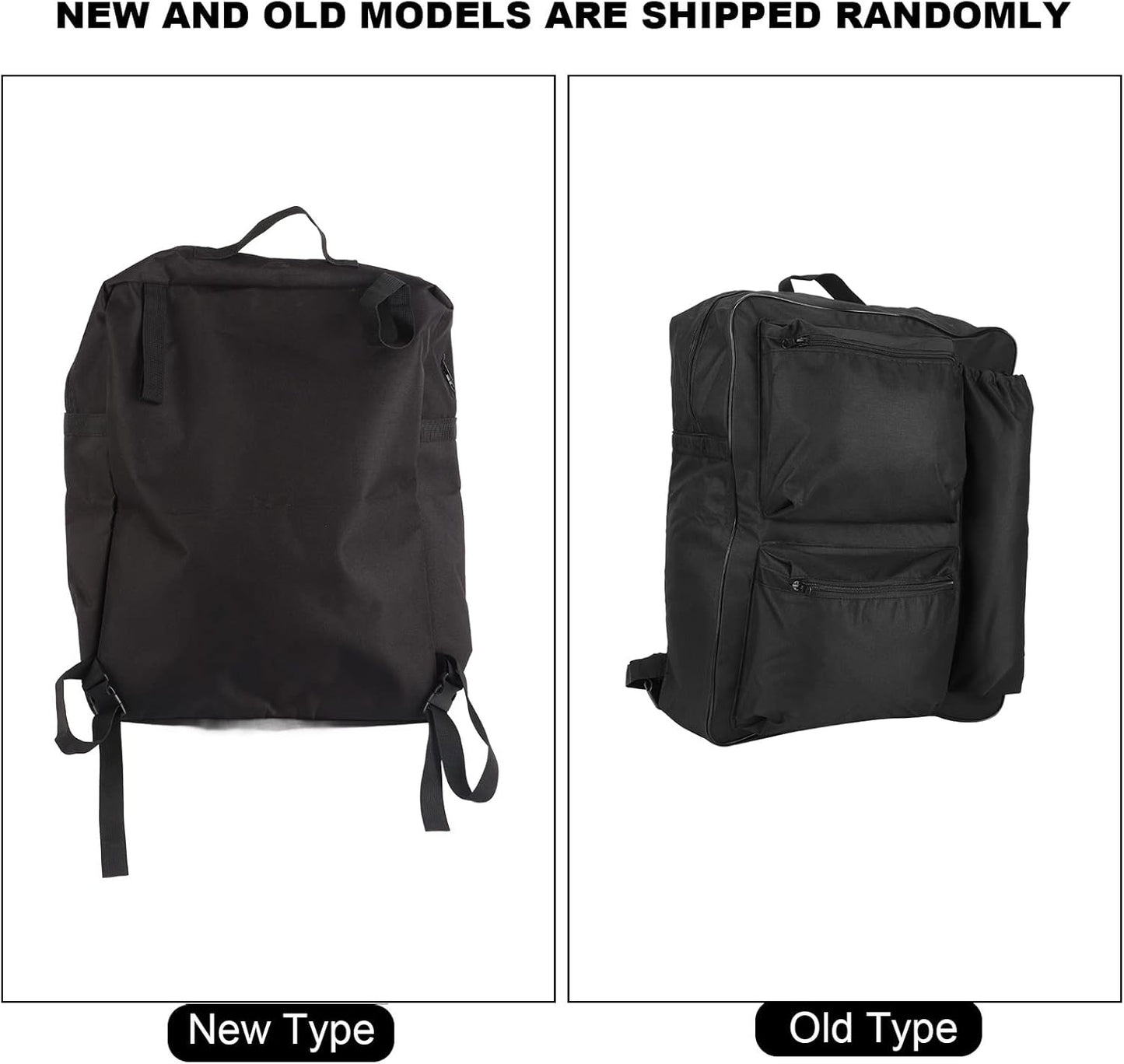 Wheelchair Backpack, Bag Storage Pouch Portable Cart