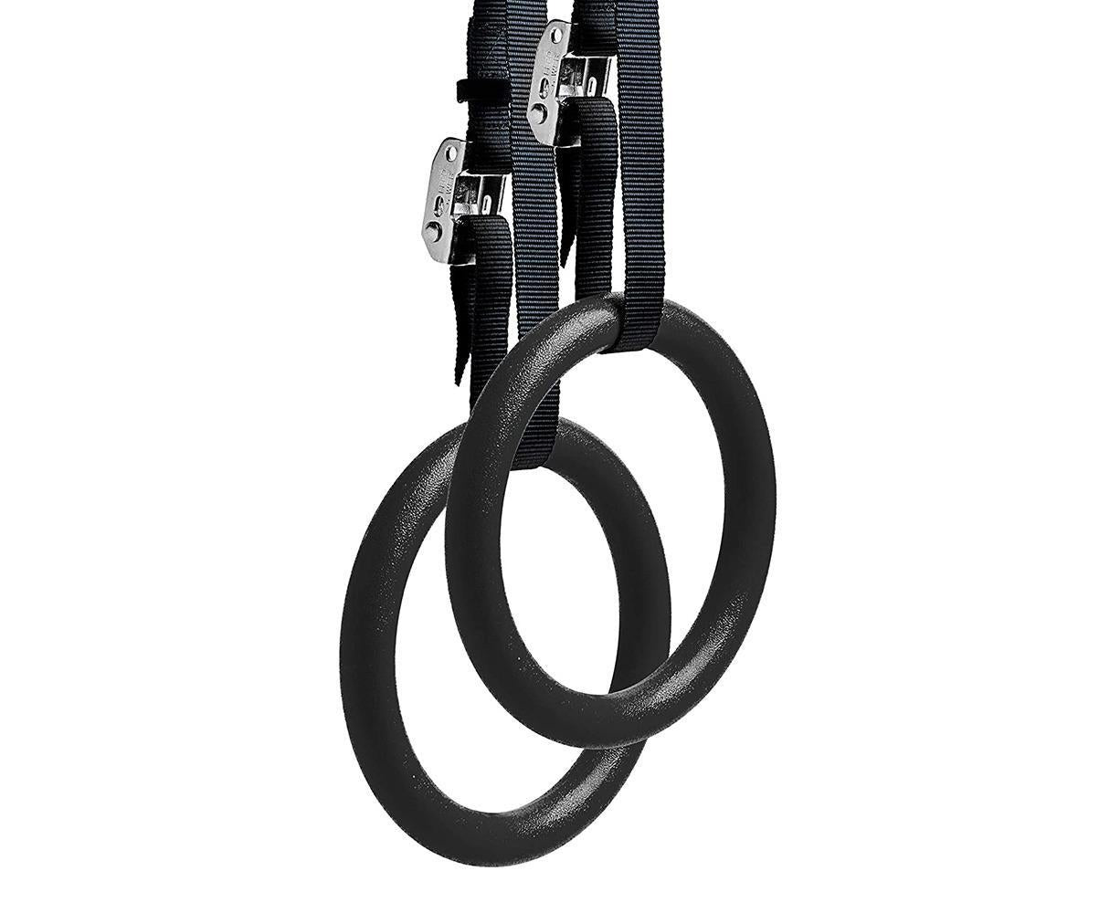 Gymnastics Rings with Adjustable Straps – Home Gym Pull Up & Bodyweight Training Rings
