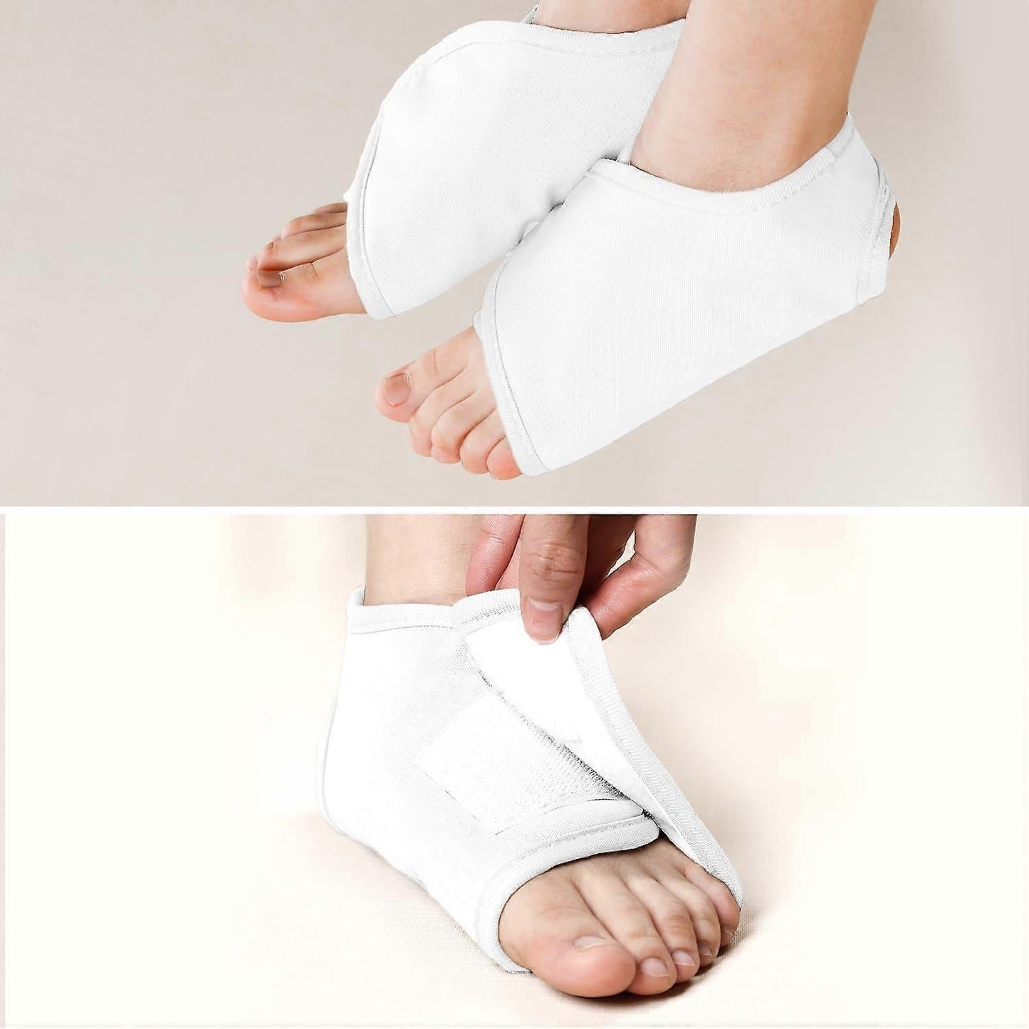 2pcs Ankle Organic Castor Oil Pack, Comfortable Castor Oil Pack Wrap for Feet