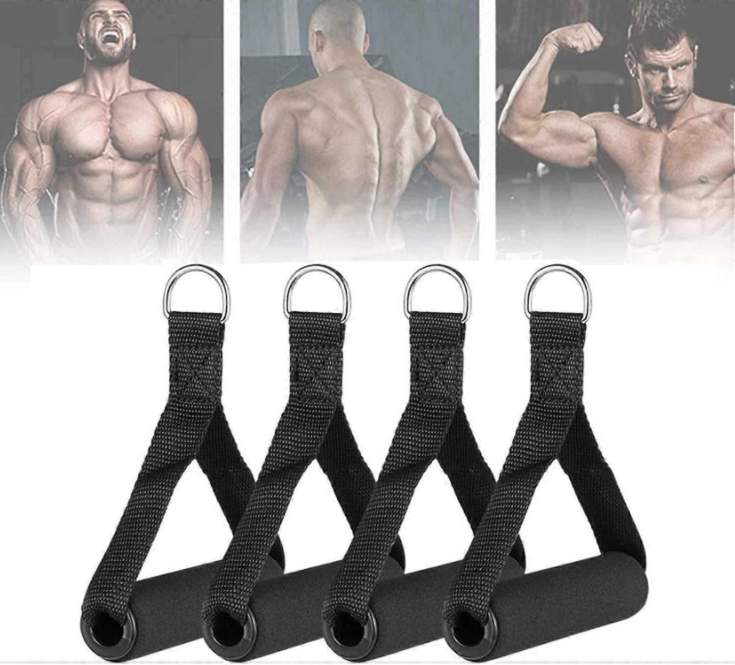 4pc Resistance Band Grip Pull Up Replacement, Grip Strength Training Accessories Gym Yoga