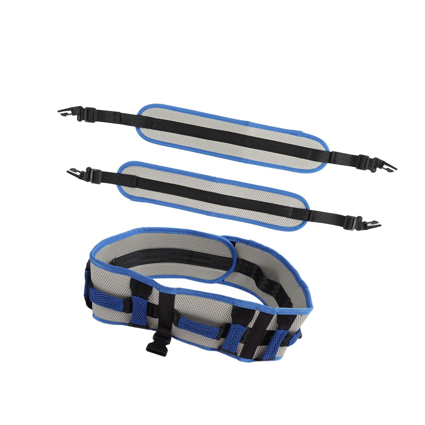 Transfer Belt Stable Support Uniform Force EVA Transfer and Walking Gait Belt with Leg Loops for Patients Elderly S