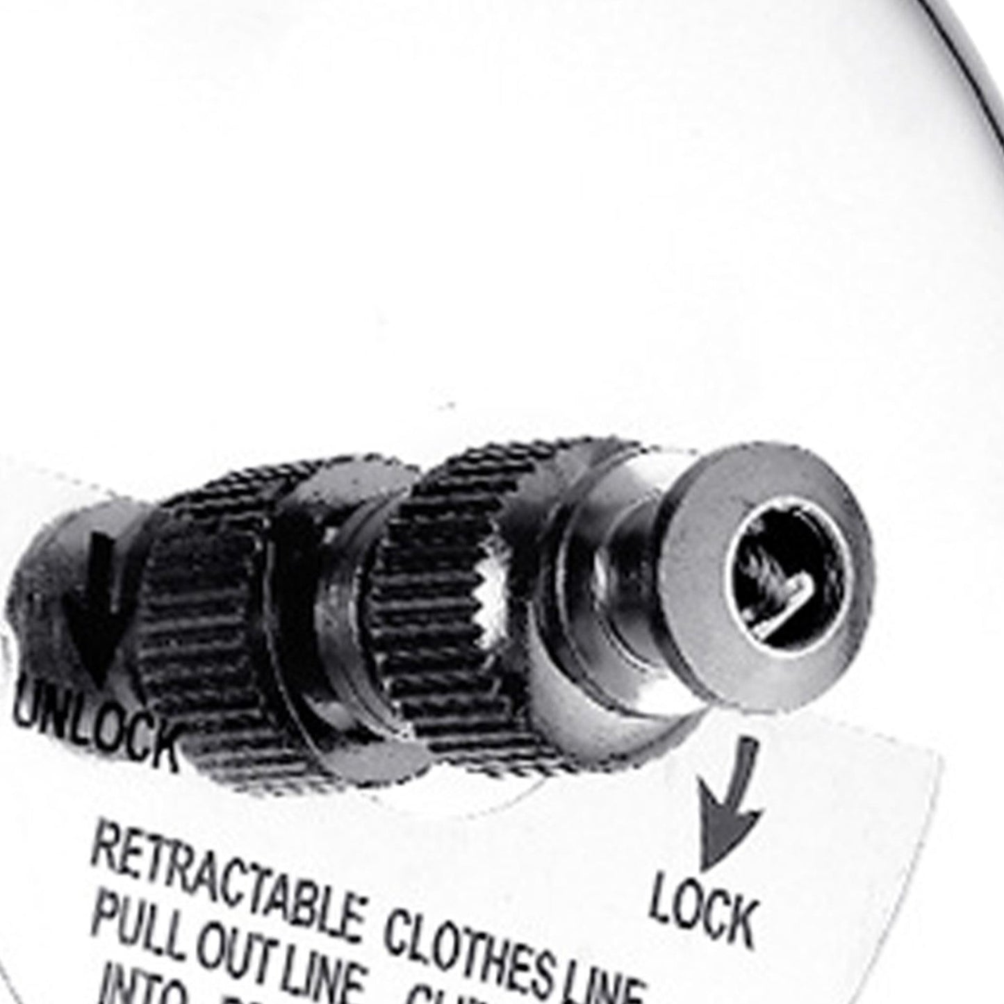 Retractable Clothesline 2.8m Stainless Steel Strong Bearing Rust Corrosion Resistant Telescopic Clothes Drying Line