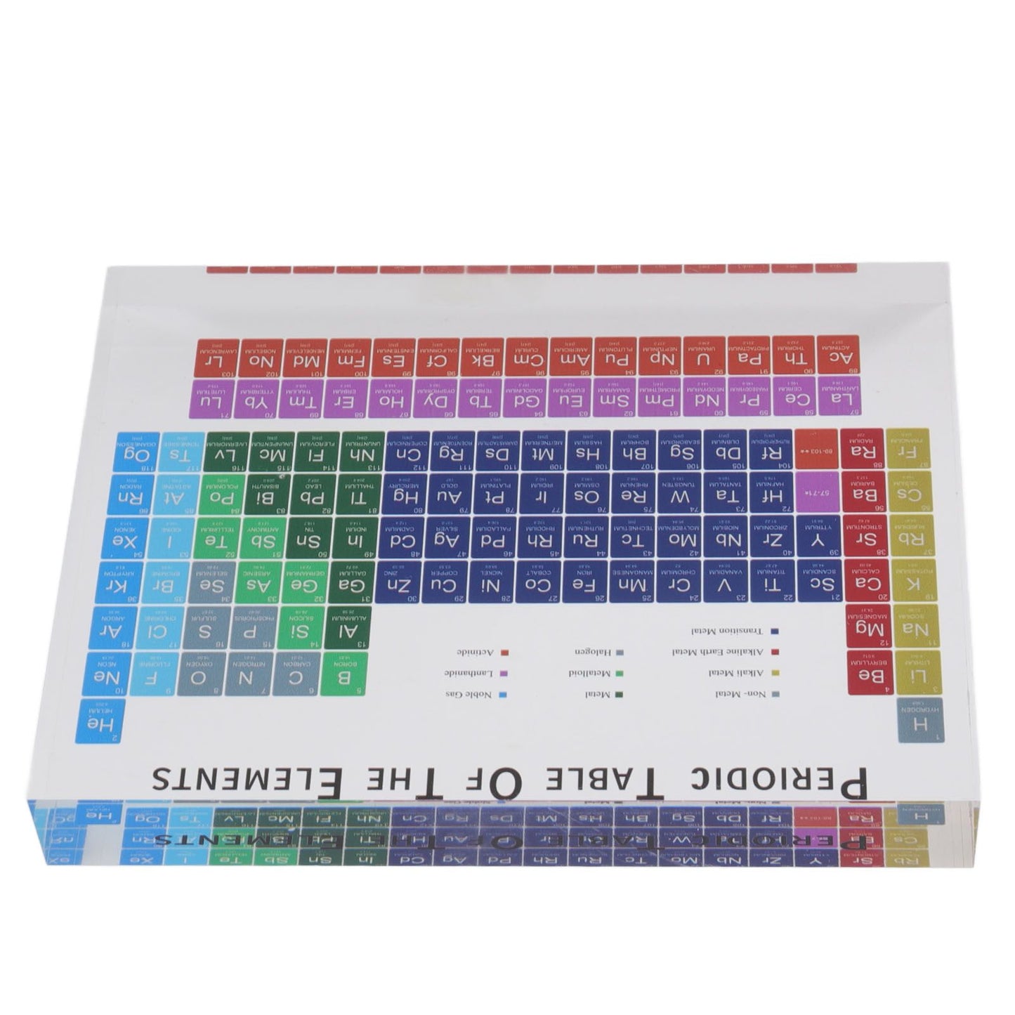 Educational Acrylic Periodic Table Decoration - Small Size Safe Odorless for Home