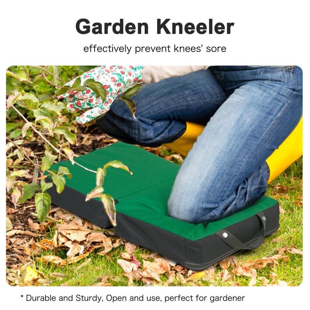 Premium Kneeling Pad Green/Grey Large Comfort Knee Mat