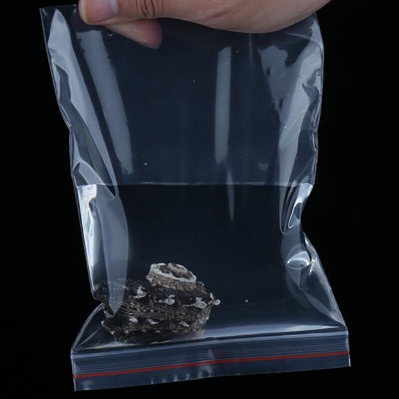 100X Bulk Clear Resealable PE Plastic Zip Bags - 22*32cm 100PCS