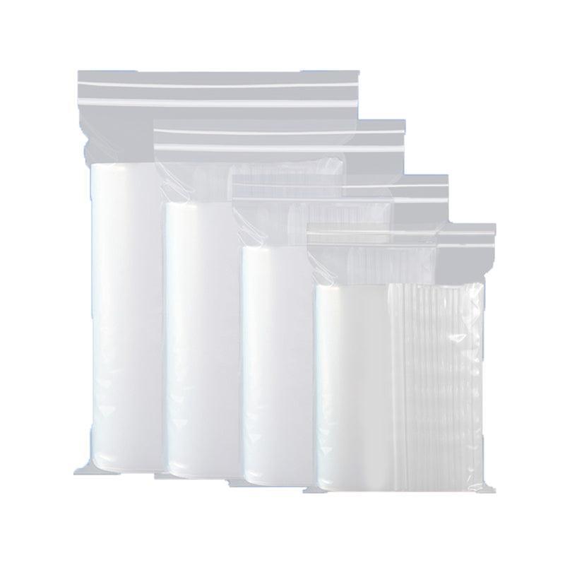 100X Bulk Clear Resealable PE Plastic Zip Bags - 22*32cm 100PCS