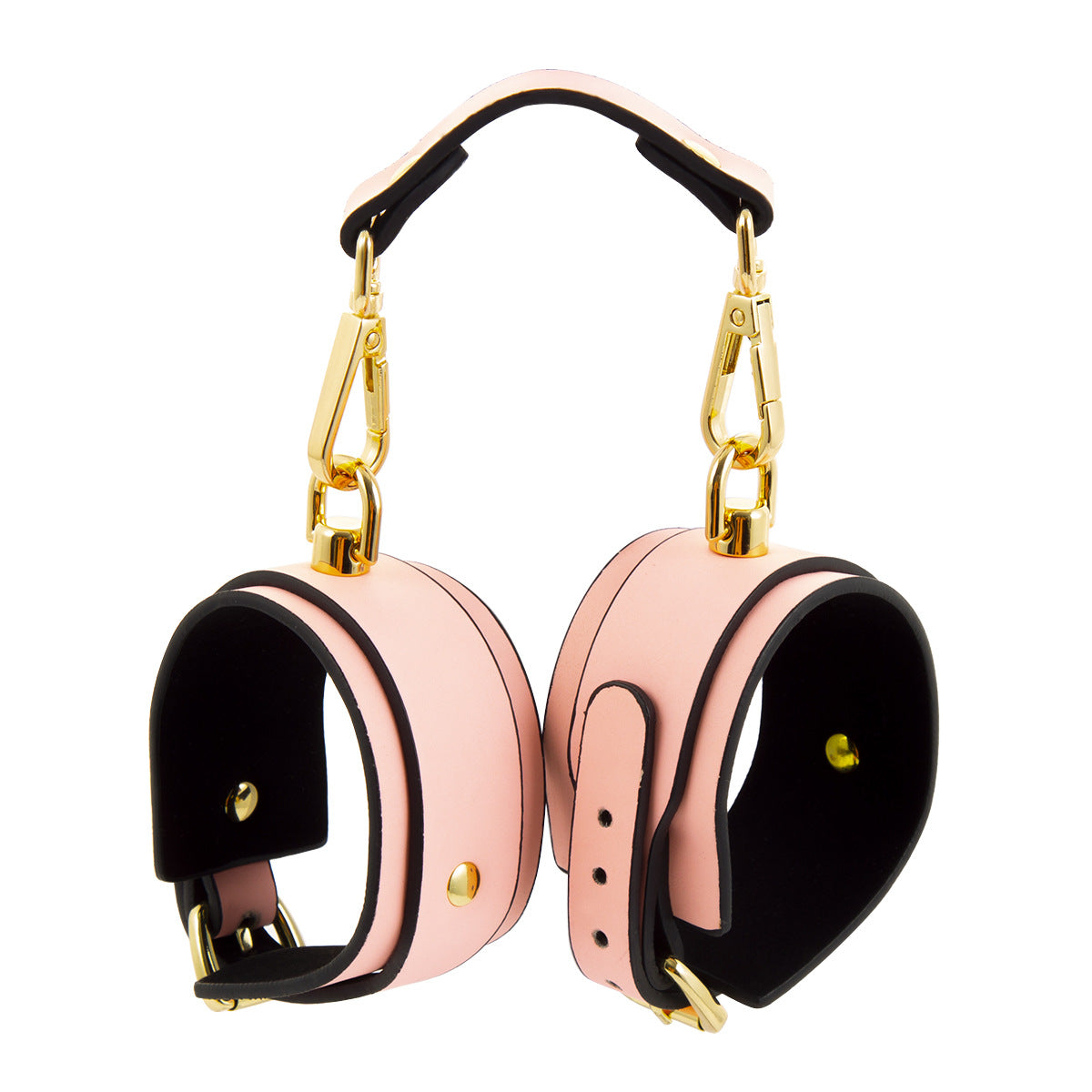 PU Leather Bondage Cuff - Wrist/Ankle Restraint Luminous Pink Handcuffs