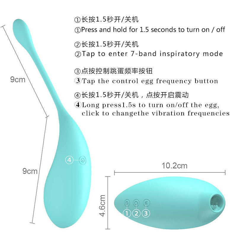 Green PulseWave Clitoral Sucker & G-Spot Vibrator - 7 Suction Modes Rechargeable