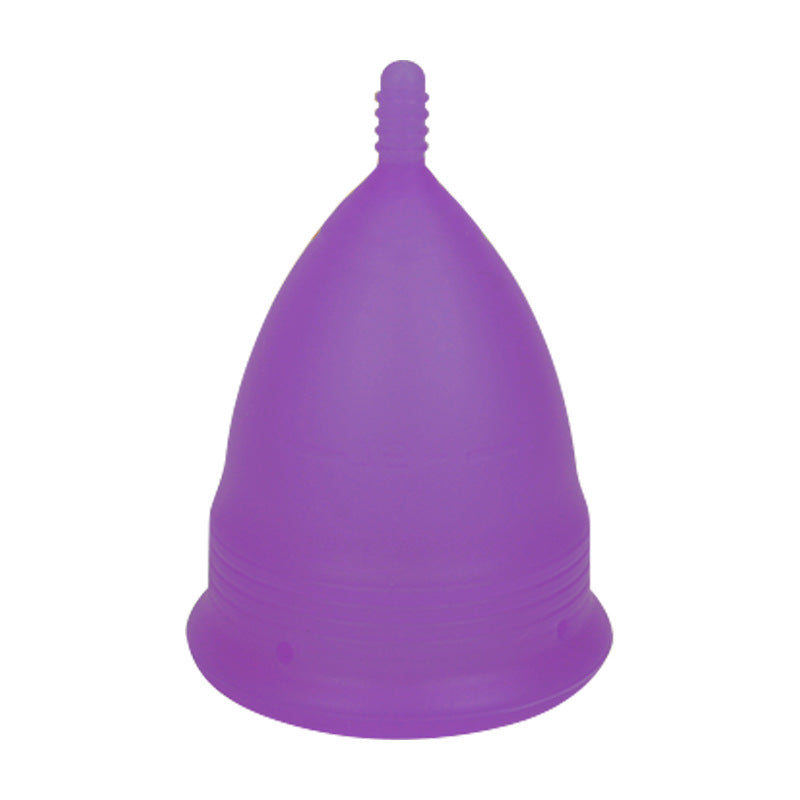 2PCS Medical Silicone Menstrual Cup XS + Sterilizer Box - Microwave Safe (Purple)