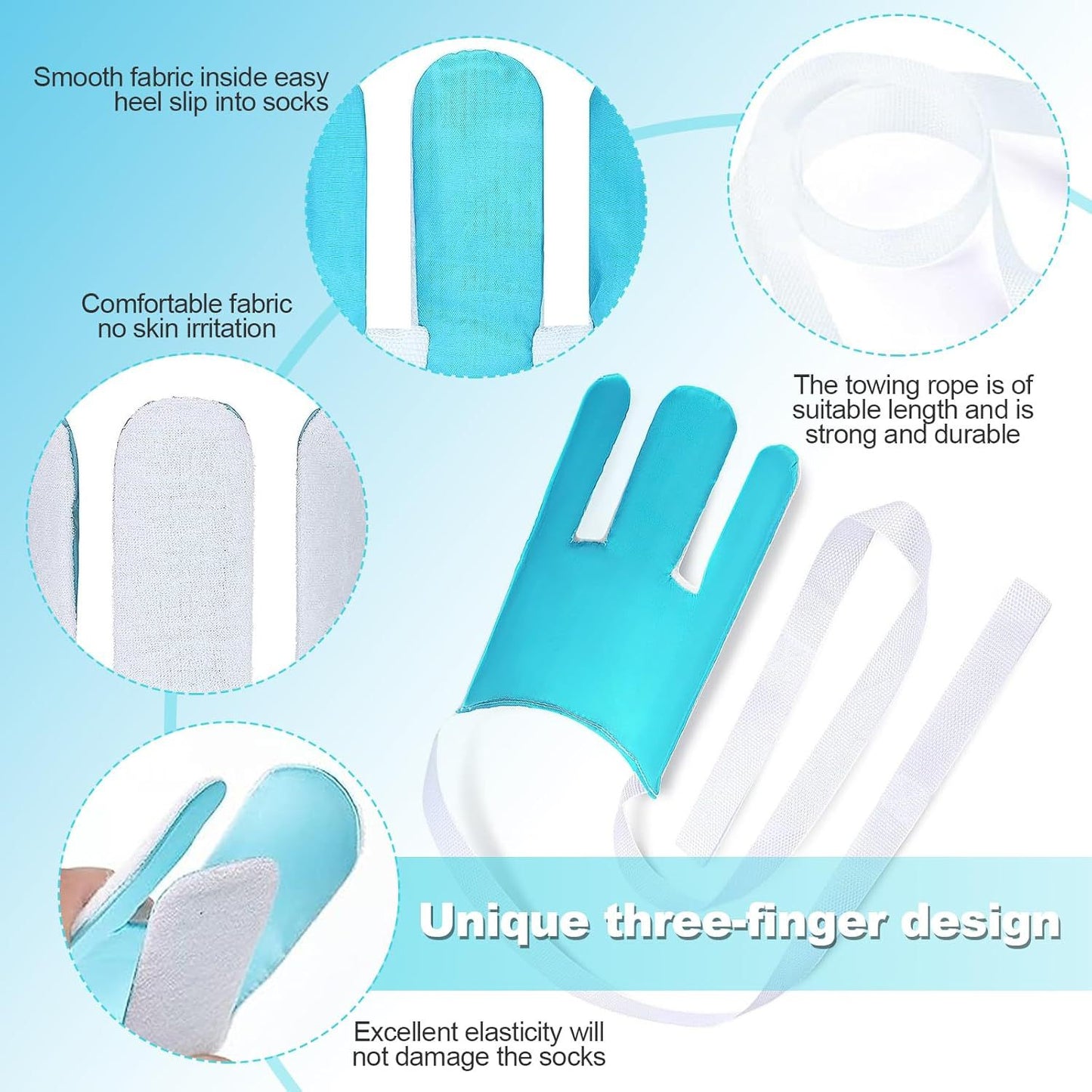 Independent Living Mobility Kit - Sock Aid & Black 3-in-1 Dressing Hook