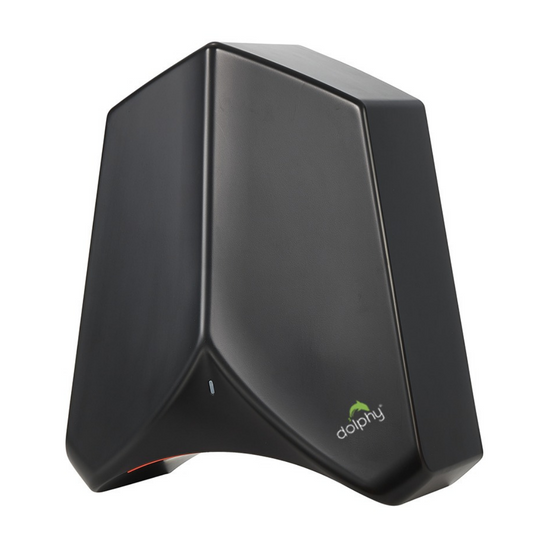 Wall Mounted Hand Dryer 550W & 1100W Commercial Washroom - Black