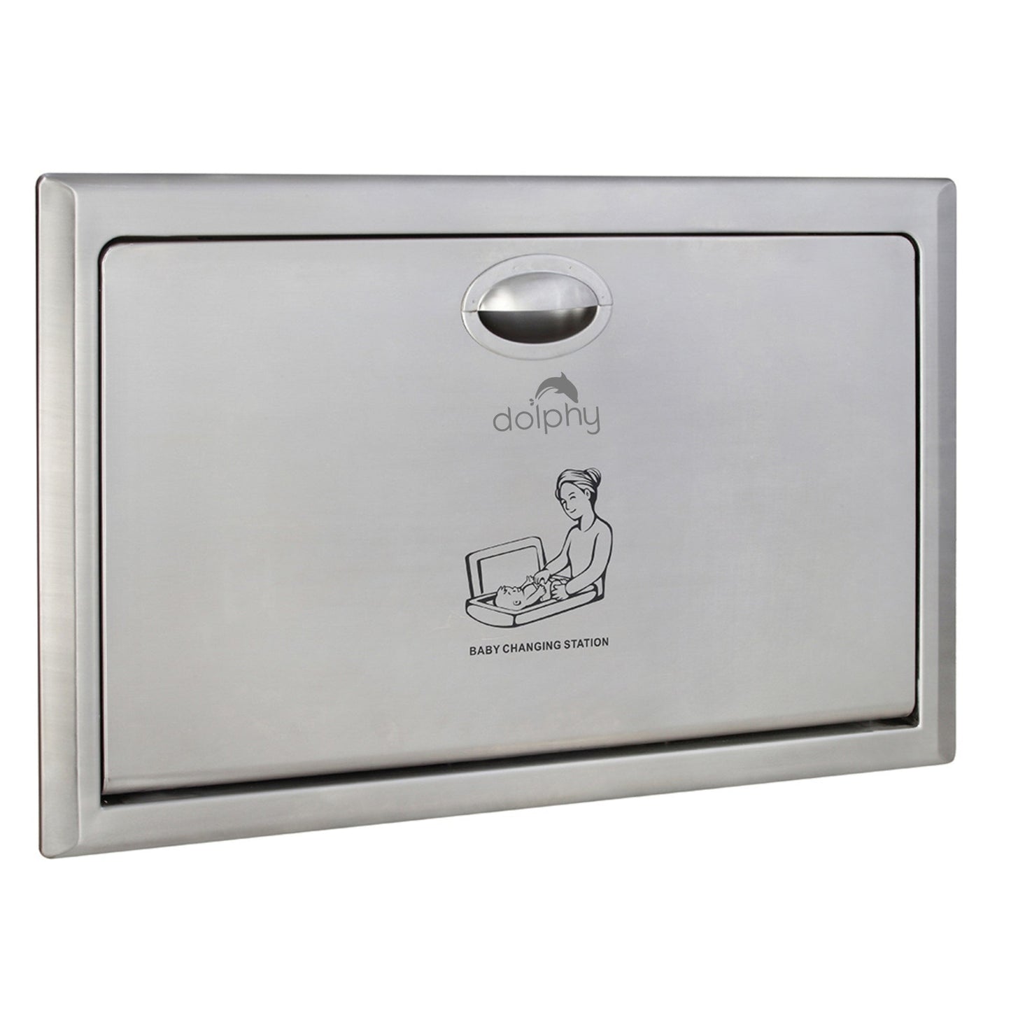 Commercial Recessed Baby Change Station Heavy Duty Stainless Steel