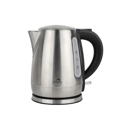 1.0L Stainless Steel Electric Kettle Hotel Motel & Home - Black