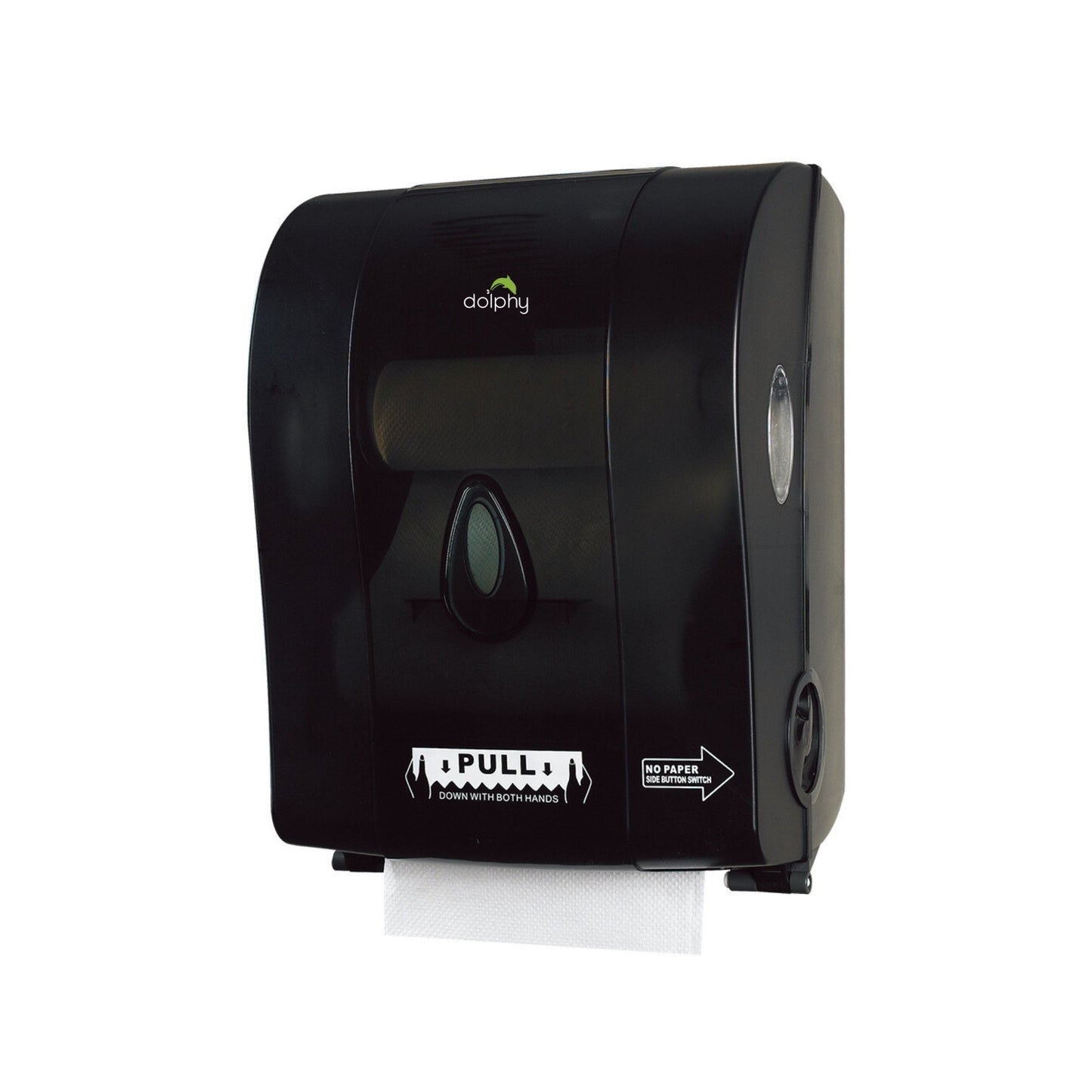 Semi-Autocut Paper Towel Dispenser Commercial Washroom - Black