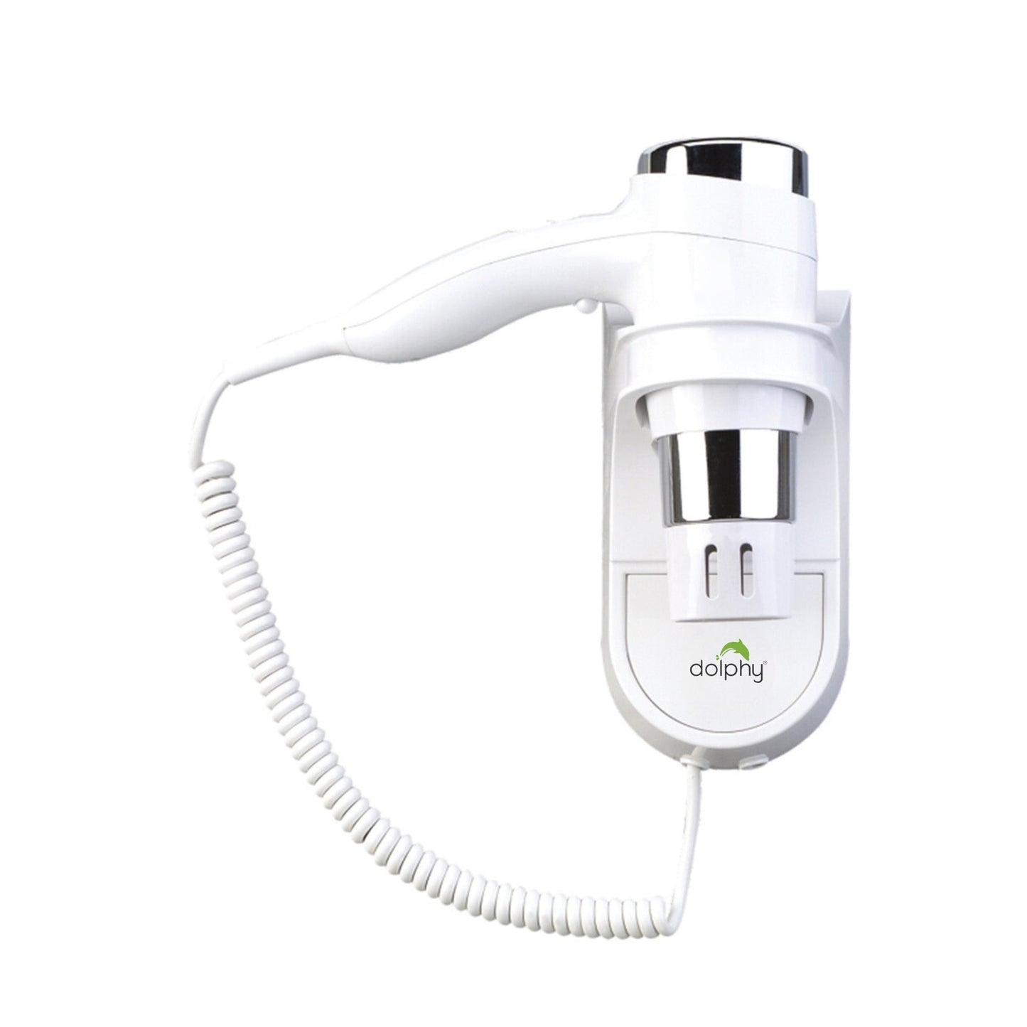 Commercial Wall Mount Hair Dryer 1600-1875W Hotel Bathroom - White