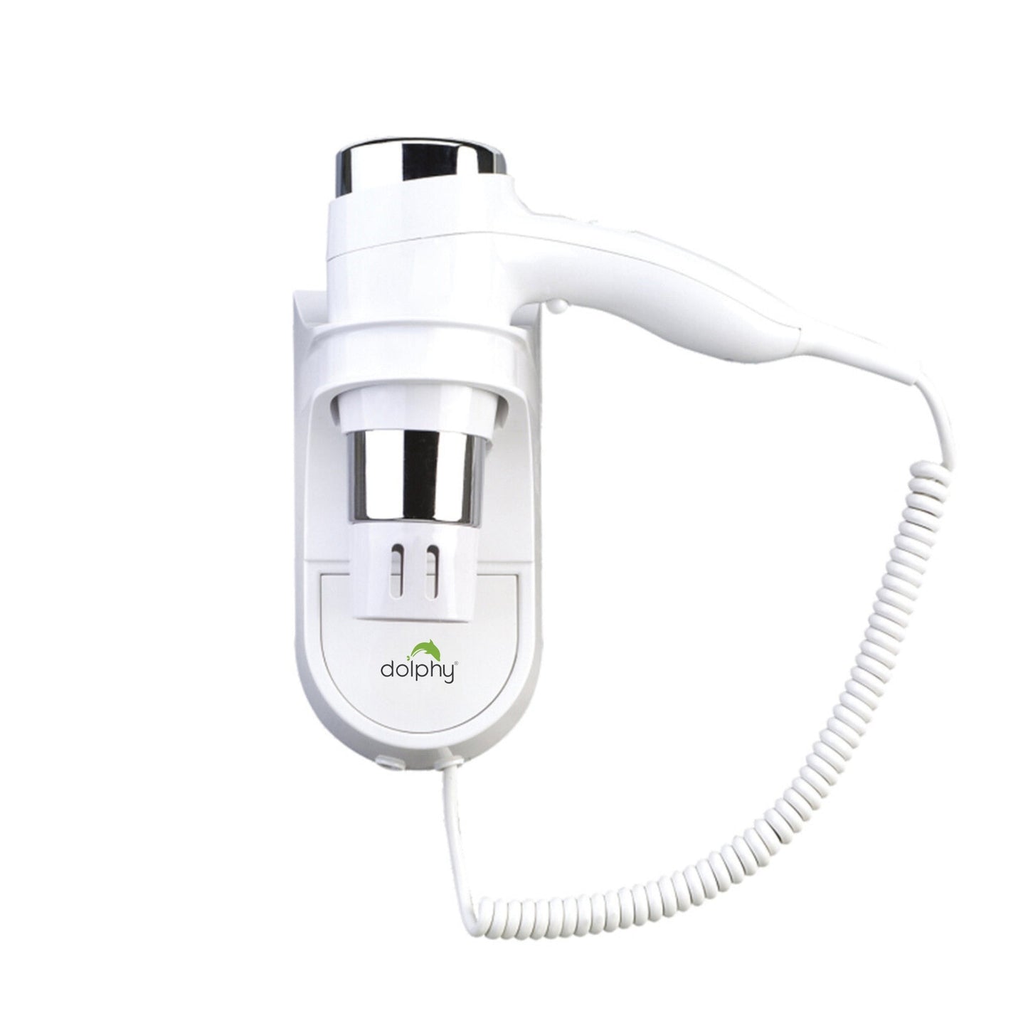 Commercial Wall Mount Hair Dryer 1600-1875W Hotel Bathroom - White