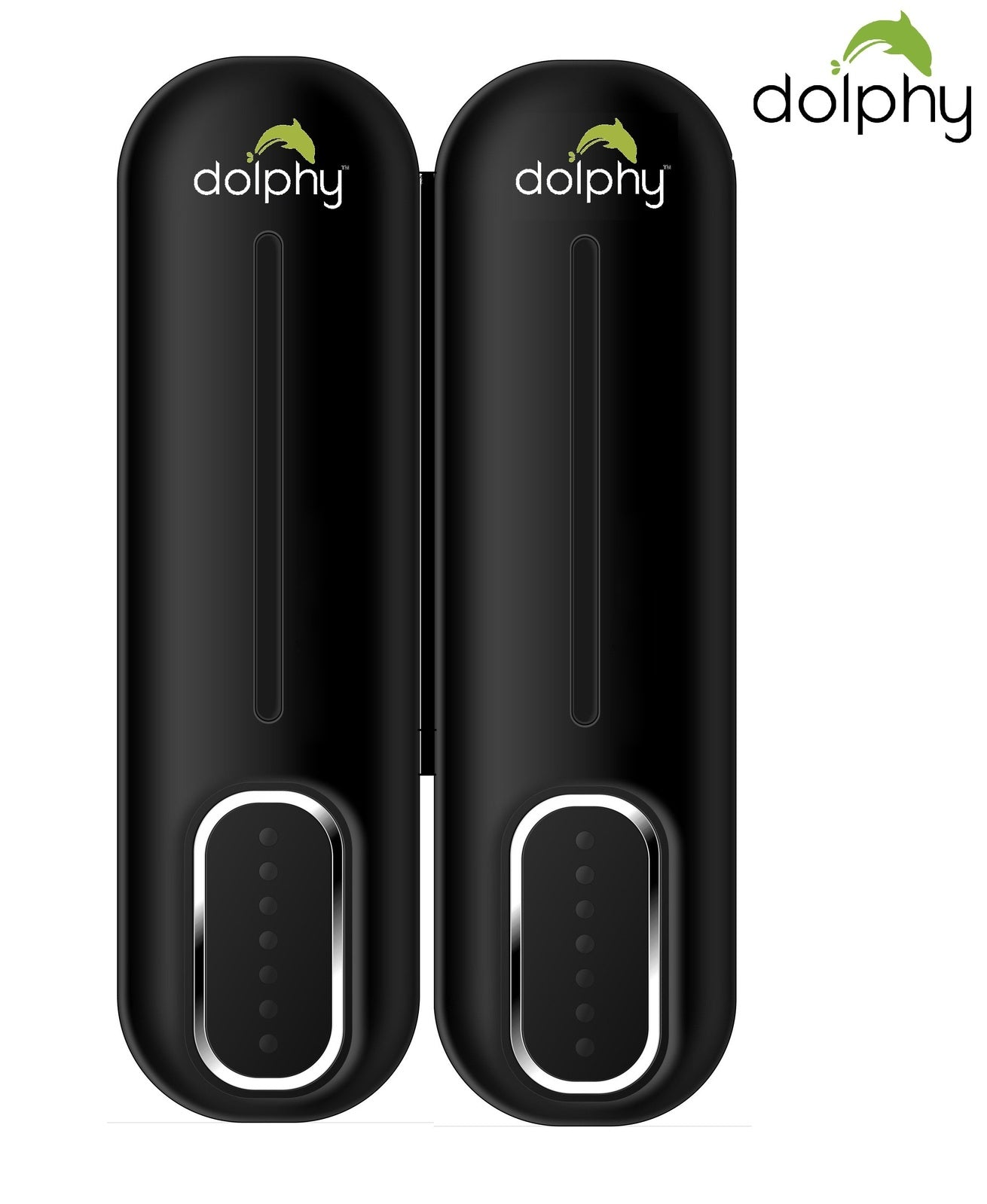 Manual Dual Soap & Shampoo Dispenser 2x300ml - Black